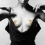 Украшения для сосков Bijoux Indiscrets Flash Glitter Pasties Cross, золотые - Фото №4