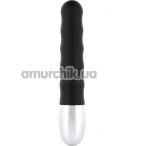 Вибратор Discretion Ribbed Vibrator, черный - Фото №1