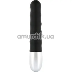 Вибратор Discretion Ribbed Vibrator, черный - Фото №1