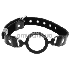 Кляп Taboom Open Ring Gag, черный - Фото №1