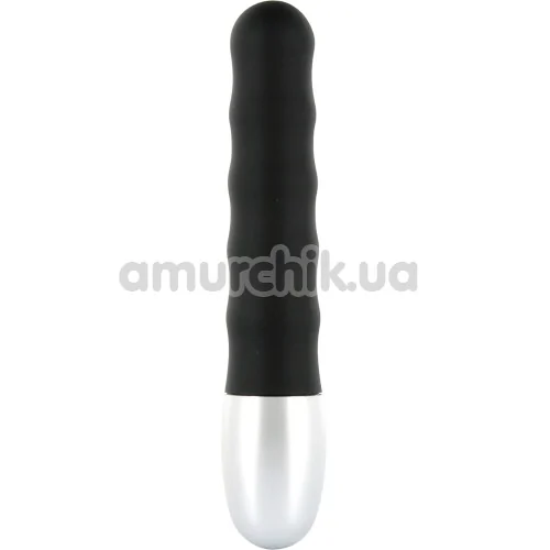 Вибратор Discretion Ribbed Vibrator, черный - Фото №1