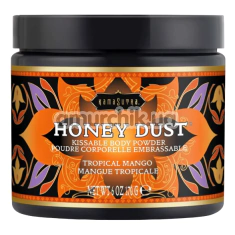 Съедобная пудра для тела Honey Dust Kissable Body Powder Tropical Mango - манго, 170 грамм - Фото №1