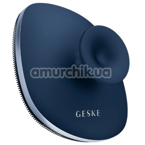 Щетка для тела Geske Body Brush 4 in 1 Suction Mount Metal, синяя