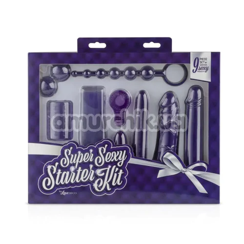 Набір секс-іграшок Loveboxxx Super Sexy Starter Kit, фіолетовий