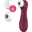 Симулятор орального секса для женщин Satisfyer Pro 2 Generation 3 Connect App, бордовый - Фото №2