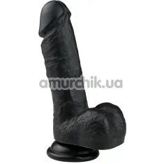 Фаллоимитатор Easy Toys Realistic Dildo 17.5 см, черный - Фото №1