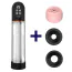 Вакуумна помпа Men's Play Automatic Penis Pump For Enlargement & Masturbator B13, прозора - Фото №5