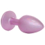 Анальная пробка с прозрачным кристаллом Exclusivity Jewellery Pearl Pink Plug L, розовая - Фото №4