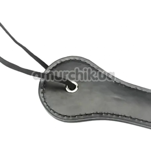 Шлепалка DS Fetish Paddle Bitch квадратная, черная