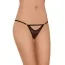 Трусики-стринги женские G-string черные (модель 2425) - Фото №1