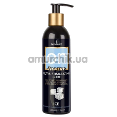 Лубрикант з ефектом вібрації і охолодження Sensuva Ultra-Stimulating On Insane Ice, 240 мл - Фото №1