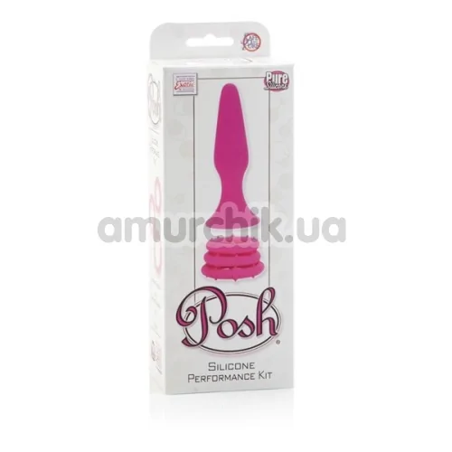 Набор из 4 предметов Posh Silicone Performance Kit, розовый