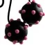 Вагінальні кульки Joanna Angel's Spiked Duotone Balls, чорні - Фото №3