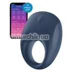 Виброкольцо Satisfyer Strong One Ring Vibrator, синее - Фото №1