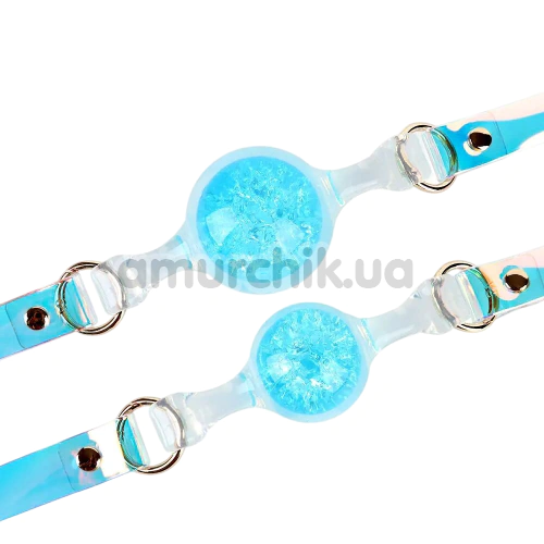 Кляп Liebe Seele Crystal Ball Gag Small, блакитний