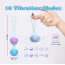 Набор вагинальных шариков с вибрацией Odeco Every Night Toys Kegel Balls W-036, разноцветный - Фото №3