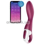 Вибратор для точки G с подогревом Satisfyer Heated Thrill, бордовый - Фото №1