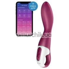 Вібратор для точки G з підігрівом Satisfyer Heated Thrill, бордовий - Фото №1