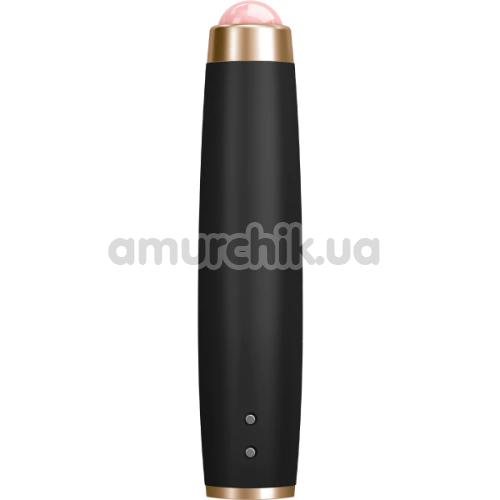 Ультразвуковая ручка-массажер для лица Geske Sonic Rose Quartz LED Depuffing Pen 8 in 1, серая