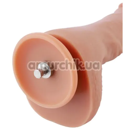 Фаллоимитатор-насадка Hismith 2-layers Silicone Flesh Dildo 8.3, коричневый