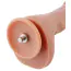 Фаллоимитатор-насадка Hismith 2-layers Silicone Flesh Dildo 8.3, коричневый - Фото №4