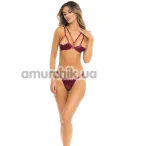 Комплект I Like It Rough 2PC Bra Set, бордовий: бюстгальтер + трусики - Фото №1