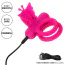 Віброкільце Silicone Rechargeable Butterfly Dual Ring, рожеве - Фото №9