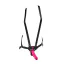Страпон Dillio 6 Inch Strap-On Suspender Harness Set, розовый - Фото №1