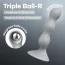 Фаллоимитатор Satisfyer Triple Ball-R, серый - Фото №7
