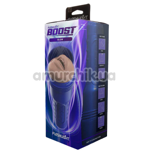 Fleshlight Boost Blow: Light Medium Flesh (Флешлайт Буст Блов Лайт Медиум Флеш рот)