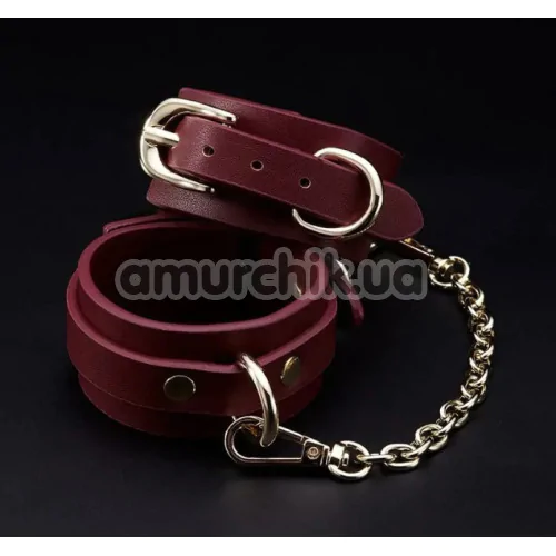 Бондажный набор Roomfun BDSM Kit, бордовый