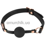 Кляп Bad Kitty Naughty Toys Silicone Gag, черный - Фото №1