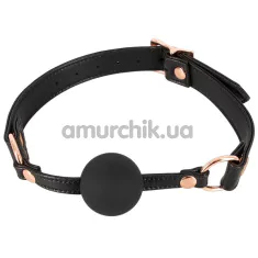 Кляп Bad Kitty Naughty Toys Silicone Gag, черный - Фото №1