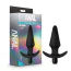 Анальна пробка з вібрацією Anal Adventures Platinum Vibrating Plug, чорна - Фото №8