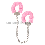 Фиксаторы для ног Furry Leg Cuffs 65 cm, розовые - Фото №1