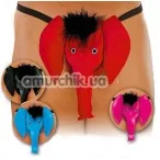 Труси-стрінги чоловічі Thong чорні слоник (модель 4416) - Фото №1