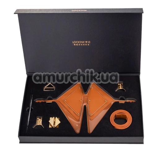 Маска лисички Lockink Vixen Blindfold, коричневая