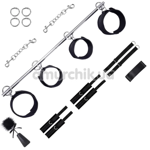 Бондажний набір Lockink Yeahwow Door Swing & Leg Spreader Bondage Set, чорний