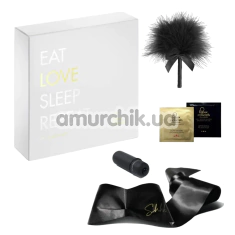 Набор Bijoux Indiscrets Eat Love Sleep Repeat Intimacy Kit, белый - Фото №1