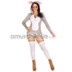 Костюм мышки Leg Avenue Comfy Mouse Costume, серый - Фото №1