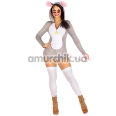 Костюм мишки Leg Avenue Comfy Mouse Costume, сірий - Фото №1