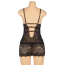 Комплект Star Night Sexy Floral Lace Babydoll, чорний: пеньюар + трусики-стрінги - Фото №11