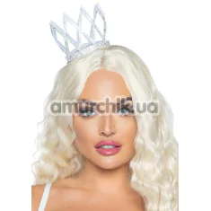 Корона Leg Avenue Shiny Rhinestone Crown, белая - Фото №1
