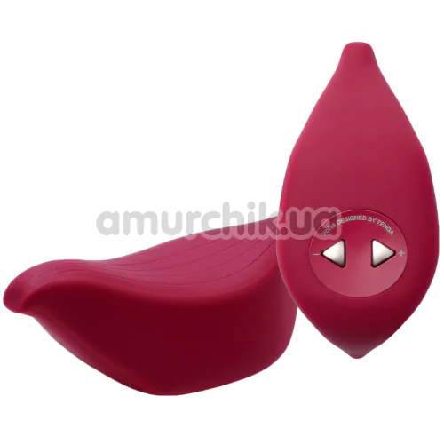 Клиторальный вибратор Tenga Iroha + Tori, бордовый