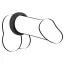 Эрекционное кольцо Black Velvets Cock Ring 3.8 см, чёрное - Фото №5