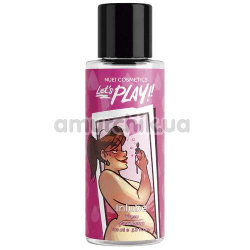 Набор средств Let's Play Play & Vibe: оральный лубрикант Inlube Strawberry + возбуждающий гель с эффектом вибрации Rock Me Strawberry