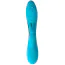Вибратор с пульсацией Virgite Vibes Rabbit And Vibrator With Tapping V9, голубой - Фото №2
