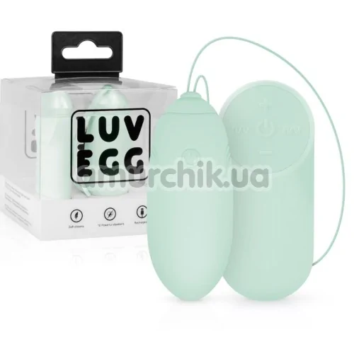 Виброяйцо Luv Egg, бирюзовое