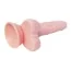 Фалоімітатор A - Toys Softskin Suction Cup Based Dildo 6.9 з мошонкою, тілесний - Фото №5