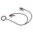 Зажимы для сосков с эрекционным кольцом Bad Kitty Naughty Toys Silicone Cock Ring & Clamps, черные - Фото №1